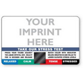 .010 Plastic Stress Card *Special (2.125" x 3.375") 4CP & varnish